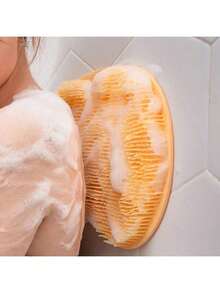 1个足部淋浴按摩刷，浴缸背部清洁垫，防滑浴室垫，足部按摩垫，柔软材质防滑底部 - 彩色 - 查看 7