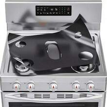 1/2pcs Gas Stove Burner Cover, Stove Top Protector, Gas Stove Burner Pad, Compatible With Samsung Gas Stove, Suitable For Kitchen Cooking, Reusable, Non-Stick, Easy To Clean - Multicolor - View 1
