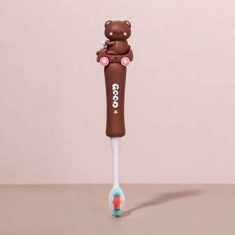 Cute Baby Toothbrush Suitable For Daily Home Use, Suitable For 3-6 Years Old, Super Soft Bristles, Gentle Cleaning For Sensitive Teeth