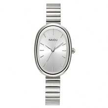 1pc Vintage Minimalist Round Women's Quartz Watch, Fashion Versatile Suitable For Daily Decoration - Silver - View 9