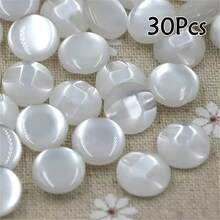 15/30/50/100Pcs Of Clothing Candy-Colored Buttons Shirt Button Sewing DIY Crafts - Multicolor - View 15