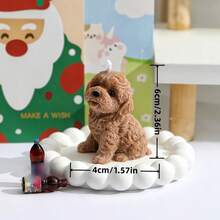 1pc Pet Dog Shaped Scented Candle, Suitable For Bedroom And Living Room Decor, Birthday Gift, Holiday Celebration, Creating Cute Creative Atmosphere, As Memorabilia, Animal Shaped Candle, Fragrant Photography Prop, Handmade With Upgraded Scented Candle Craftsmanship, This Gift Box Series Is The Perfect Choice For Friends And Family. - Multicolor - View 9