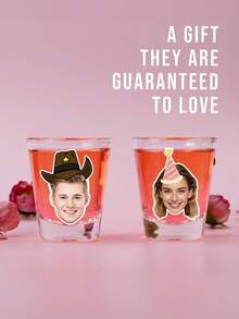 定制照片及装饰配件、个性化马克杯贴纸、皇冠/派对帽设计、婚礼派对回礼、接待装饰、鸡尾酒杯贴纸、新娘送礼会礼物、订婚派对用品、多功能、装饰性强、可爱、色彩缤纷、现代时尚、可定制 - 彩色 - 查看 6