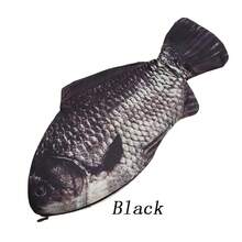 逼真鲤鱼铅笔盒，创意独特干鱼铅笔盒，逼真鱼形铅笔盒 - 彩色 - 查看 4