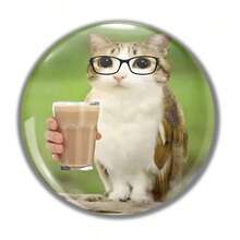 趣味图案徽章胸针，女士翻领别针胸针，包包挂饰，时尚配饰，送给朋友、家人、老师和同学的趣味礼物 - 彩色 - 查看 10