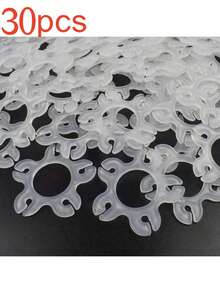 50pcs Balloon Clips, Balloon Arch Frame Connectors, Reusable Plastic Balloon Clips With Multi-Function Rings For Balloon Arch Columns Decoration, Suitable For Birthday, Wedding, Party Balloon Arch, Valentine's Day, Christmas, Halloween - Multicolor - View 14