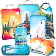 Large Packing Cubes For Travel-Extra Large Compression Packing Cube Luggage Organizers 7 Piece Set-Ultralight Expandable/Compression Bags For Clothes By Bucketlist - Bucket List - View 1