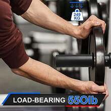 Adaptadora Olímpica para Convertir Postes de Placa de Peso Estándar a Postes de Placa de Peso , Ideal para Barras Estándar - ‎Negro - - Ver 6