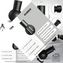 Transforma tu entrenamiento con accesorio de mina terrestre para barras, base de minas terrestres, prensas, filas, rotaciones, sentadillas divididas, se adapta a barras - A. Bomba con barra - Ver 1