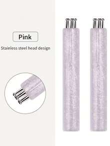 1pc Nail Art Pen, Acrylic Stick, Multiple Colors Available, Flower Petal Pattern, DIY Style - Multicolor - View 8