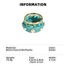3pcs Bohemian Style Shell & Faux Pearl Ombre Resin 3-Layer Stacking Bracelet Set, Suitable For Women's Daily, Vacation, Casual, Party Wear, Jewelry Gift, Random Color - Multicolor - View 11