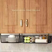 Extra Large Modern Storage Basket - No Assembly Required Hanging Organizer | Multi-Layer Mesh Design With Durable Metal Wire - Suitable For All Seasons, Space-Saving, Vertical Storage Solution For Kitchen, Dorm Desk, Etc. - Multipurpose Shelving Unit, Easy To Install - Multicolor - View 9