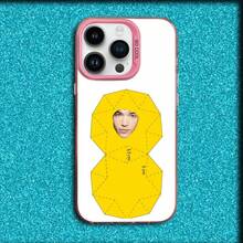 Funny C- Gray Singer Phone  16,15,14,13,12,11,,Pro,Pink Matte Silicone Cover.Holiday Phone Accessories. - Z2 - 查看 10