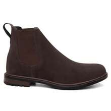 Men's Chelsea Boot In Leather With Stitched Sole, Country Style, Easy To Slip On, Summer Promotion, Christmas Gift - Rust Brown - View 6