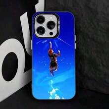 Anime Haikyuu!! Funda para de Karasuno High School compatible con 17, 16, 15, 14, 13, 12, 11, Pro, Max, Plus, Air, a prueba de golpes, mate, negra, rígida - Z7 - Ver 1