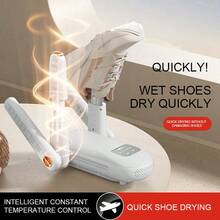 OBOVAY 可折叠鞋烘器，家用恒温靴烘器，快速烘干鞋加热器，杀菌除臭鞋烘器 - 美規A型插(110-127V) - 查看 7