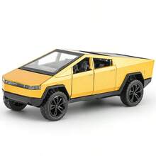 1:36 Pickup Truck Model, Collectible Realistic Zinc Alloy Model Car, Pickup Truck Decor Gift, Teenage Christmas Gift - Multicolor - View 5
