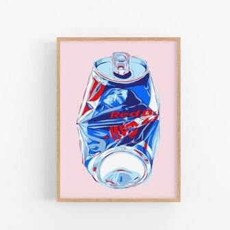 1 st canvasposter, Red Bull väggkonst kanvasmålningar, perfekt present till sovrum vardagsrum korridor, väggkonst, rumsdekoration valfri ram