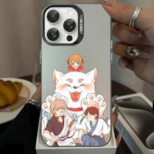 Funda de teléfono de anime japonés GINTAMA compatible con  16 15 Pro Max, funda 14 Plus 13 12 11, color plata, compatible con funda  17 Pro Max, funda  17 Pro, funda  17, funda  16 Pro Max, funda  17 Pro Max - Z2 - Ver 6