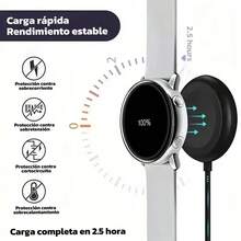 Smart Watch Charging Cables - Black - View 1