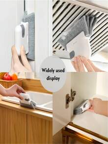 2/1 件装多功能手动窗槽清洁刷，无需电源，干湿两用，不掉毛，窗台清洁工具，通用门窗轨道清洁刷，轻松清洁细小缝隙和框架，厨房台面清洁，凹槽清洁刷，窗槽和角落清洁刷，可拆卸塑料刷，用于清洁窗槽和缝隙，清洁空调缝隙、桌子缝隙、键盘缝隙，适用于家庭和花园的凹槽和缝隙清洁，适合家用。 - 彩色 - 查看 4