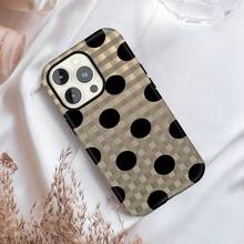 Una funda de teléfono muy elogiada que ofrece protección superior con una confección de primera calidad: los patrones no se despegan. | Funda con estampado de cuadrícula y lunares compatible con: iPhone 17 Pro Max/16 Pro Max/16 Plus/15 Pro Max/15 Plus/14 Pro Max/14 Plus/13 Pro Max/13 Plus/12 Pro Max/11 Pro Max - Multicolor - Ver 4