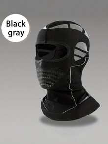 Gorra de protección facial completa sin costuras, de punto unisex: transpirable, cortavientos, diseño de patrón geométrico, forro para montar en motocicleta, máscara y gorra integradas, adecuada para senderismo, esquí, actividades al aire libre, regalo de Navidad, montar en motocicleta, todo el año - Multicolor - Ver 11