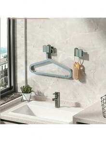 2/4件套免钻孔锅盖架，多功能厨房收纳架，可放置砧板和锅盖，适合浴室和阳台墙面安装，厨房必备品