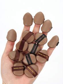 10/20/30/50/100个迷你美妆蛋，粉底晕染美妆蛋，适用于液体、膏状和粉状产品，打造无瑕妆容，多色美妆蛋，不含乳胶，干湿两用粉底美妆蛋，适合所有肤质，赠品，旅行，平价好物，旅行必备 - 彩色 - 查看 10