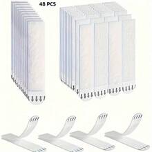 48pcs Heavy Duty Picture Frame Hanging Strips - No Nails, Wall-Friendly, Easy To Disassemble - 48pcs Set, Suitable For Picture Frame Mounting Rods - White - View 9