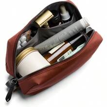 Bellroy Toiletry Kit Water-Resistant Woven Toiletry Travel Bag Toiletries Cologne Shaving Accessories Hairbrush Toothbrush - Clay - Clay - View 2