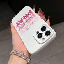 Funda para teléfono compatible con iPhone 17 Air/16e/15/14/13 Pro, Pro Max, Plus, orificio de precisión + funda suave, agarre cómodo, colores ricos y versátiles, a prueba de golpes, adecuada para hombres y mujeres - Blanco - Ver 4
