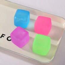 1pc Sensory Squeeze Nice Cube Toys - Stress Cube Ooze Stress Ball, Handheld Desktop Toy To Reduce Anxiety, Suitable For Classroom, Outdoor, Office Decompression Anytime, Perfect For Desktop Decor, Class Prizes, Party Favors And Holiday Gifts! - Squishy Toy(Random Style Color) - Multicolor - View 10