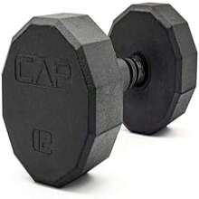 Barbell for multiple scenarios with multiple options and coated dumbbell weights - Negro - - Ver 2