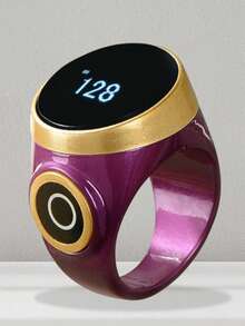 [Eid Al-Fitr Gift] Rechargeable Silent Ring Counter - Ramadan Prayer Vibration Reminder Smart Tracker | Eid Al-Fitr Gift - Multicolor - View 4