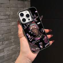 Funda para teléfono con patrón de Hellboy del artista de hip-hop , compatible con los modelos  17, 16E, 16, 15, 14, 13, 12, 11, Mini, Pro, Max, Air, X, XR, XSMAX, 8 y 7 Plus, con diseño de superficie mate para evitar caídas. - Colores mezclados - Ver 7