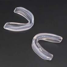 Sports Mouth Guard Boxing Sanda Karate Taekwondo Fighting Game Training Anti-Molar Protect Basketball Football Stereotype Safety - 藍色有盒 - 查看 8