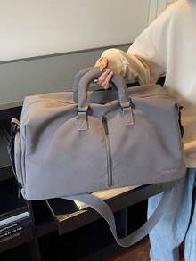 1pc Sports Gym Bag - Large Capacity Wet & Dry Separation Swimming Bag - Short Trip Carry-On Travel Bag - Multicolor - View 7