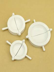 3pcs Dumpling Mold Set, 3 Different Sizes Dumpling Mold, Wonton And Pie Mold, Compact Design, Multi-Size Mold Rack, Sturdy Structure, High-Quality Mold Rack, Suitable For New Year, Ramadan, Valentine's Day, Mother's Day, Homecoming Season, Easter, Birthday, Wedding, Holiday Parties And Other Occasions. - Multicolor - View 9