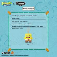 Spin Master Official Licensed Crossover Collection – Mengya Monster * Ugly-Cute & Whimsical Figure Keychain, Unique Collectible - 15756G - View 5