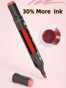 12/24/36/48/60/80 Colors Dual Tip Professional Marker Pen Set - Versatile Brush Pens For Painting, Sketching, Cardboard Comic Design - Unleash Your Artistic Talent - Multicolor - View 7