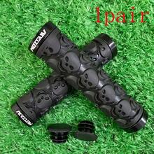 1 Pair Motorcycle/Bicycle/Scooter Handlebar Grips, Heavy-Duty Skull Lock Design, Multi-Color (Red/Green/Black), Sliding Handlebar End Caps With Locking Mechanism, Suitable For Motorcycle, ATV, Folding Bike, Bicycle Accessories, Motorcycle Accessories - Multicolor - View 7