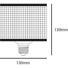 Tecnolite - Foco Cilíndrico Malla de Ratán LED 4.5, Luz Ámbar, Base E27, No atenuable - Café / Marrón - Ver 8