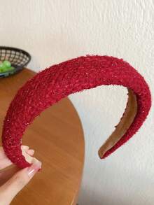 Tiara vermelha de Ano Novo para mulheres, acessório de cabelo com alta pressão na coroa, presilha de cabelo versátil e confortável. - Faixa de cabelo de Ano Novo - Ver 13