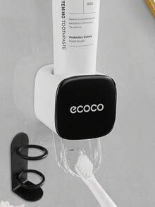 1/2pcs Toothpaste Squeezer, Toothpaste Holder, Fully Automatic Toothpaste Dispenser, Wall-Mounted Toothpaste Squeezer, Waterproof Easy Squeeze No Electricity Required, Bathroom Accessories, Time-Saving Toothpaste Dispenser, Electric Toothbrush Holder - Multicolor - View 4