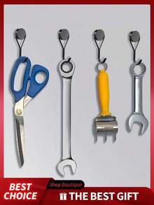 Strong Magnetic Hooks For Kitchen & Refrigerator, No Drilling Required, No Trace Left, Suitable For Magnetic Rotating Hooks On Entrance And Security Doors - Multicolor - View 7