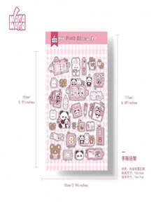 Cute Bears Dessert Food 3D Puffy Stickers Adhesive Sticker DIY Diary Stationery Sticker Gift School Office Supplies,Decorations - Gifts. Choices For Home Room Decoration, Party Decoration, Birthday Gifts, And Various Festival Gifts, Fashionable. Fashion Items. - Multicolor - View 10