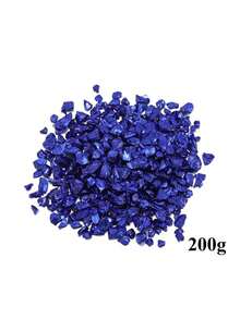 1包100克/200克什锦金箔，不对称金属玻璃片，适用于环氧树脂模具、美甲、DIY花瓶填充物、珠宝制作和工艺装饰，尺寸1.5-3毫米