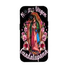 Funda para teléfono con diseño floral de Nuestra Virgen Guadalupe Compatible con fundas para teléfonos   17  16 Pro Max  15 Pro Max  13 y  12 Fabricada en material TPU a prueba de caídas, resistente al desgaste y cómoda de sostener Un gran regalo para familiares, amigos, seres queridos, novios, novias y para Navidad y Año Nuevo - Negro - Ver 2