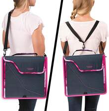 File Jackets & File Pockets - Marineblau/Rosa - Übersicht 3